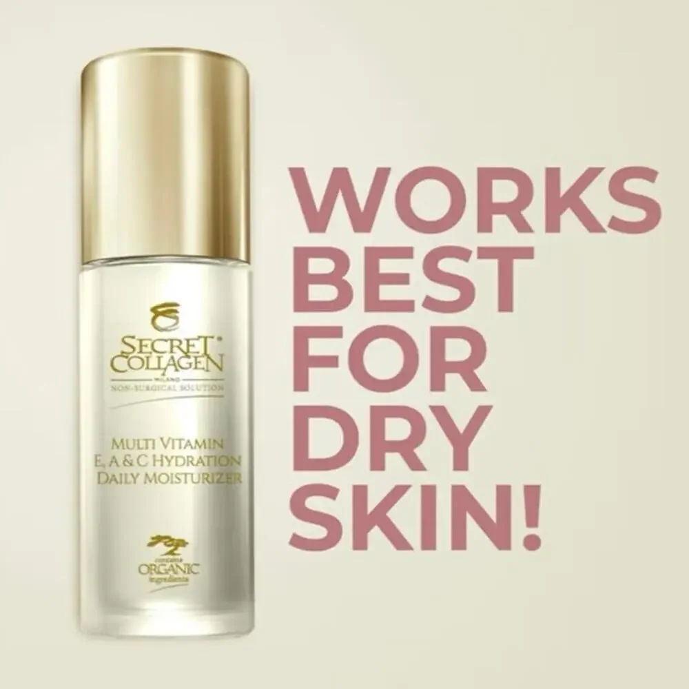 Secret Collagen Vitamin E A C Night Serum with Retinol‎ Firming Hydrating NEW